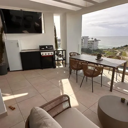 Higueron Bay Penthouse 3br - Sea View 아파트 *